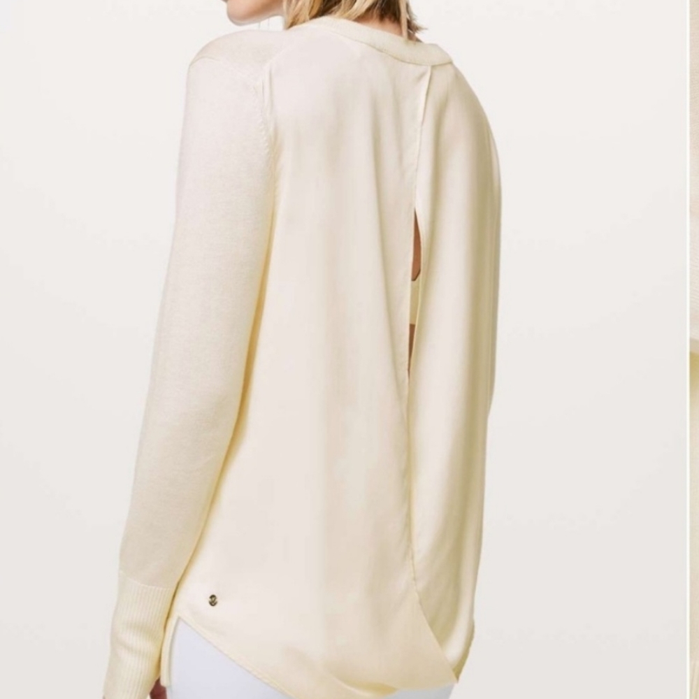 Lululemon Still at Ease shirt sweater EUC